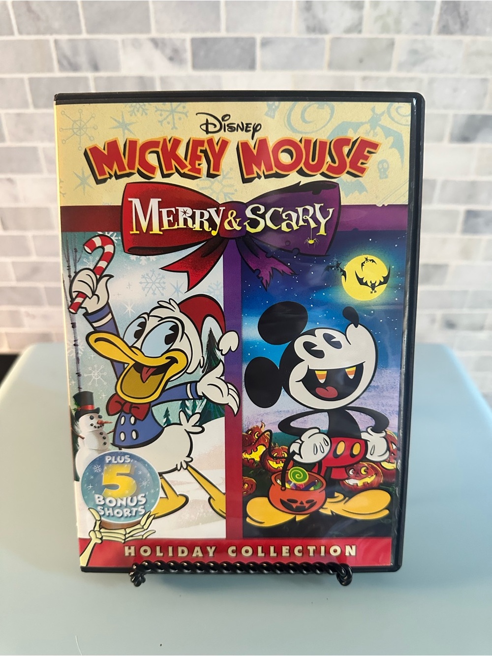 Disney Mickey Mouse Merry & Scary Holiday Collection - Red, Yellow, Purple, Blue